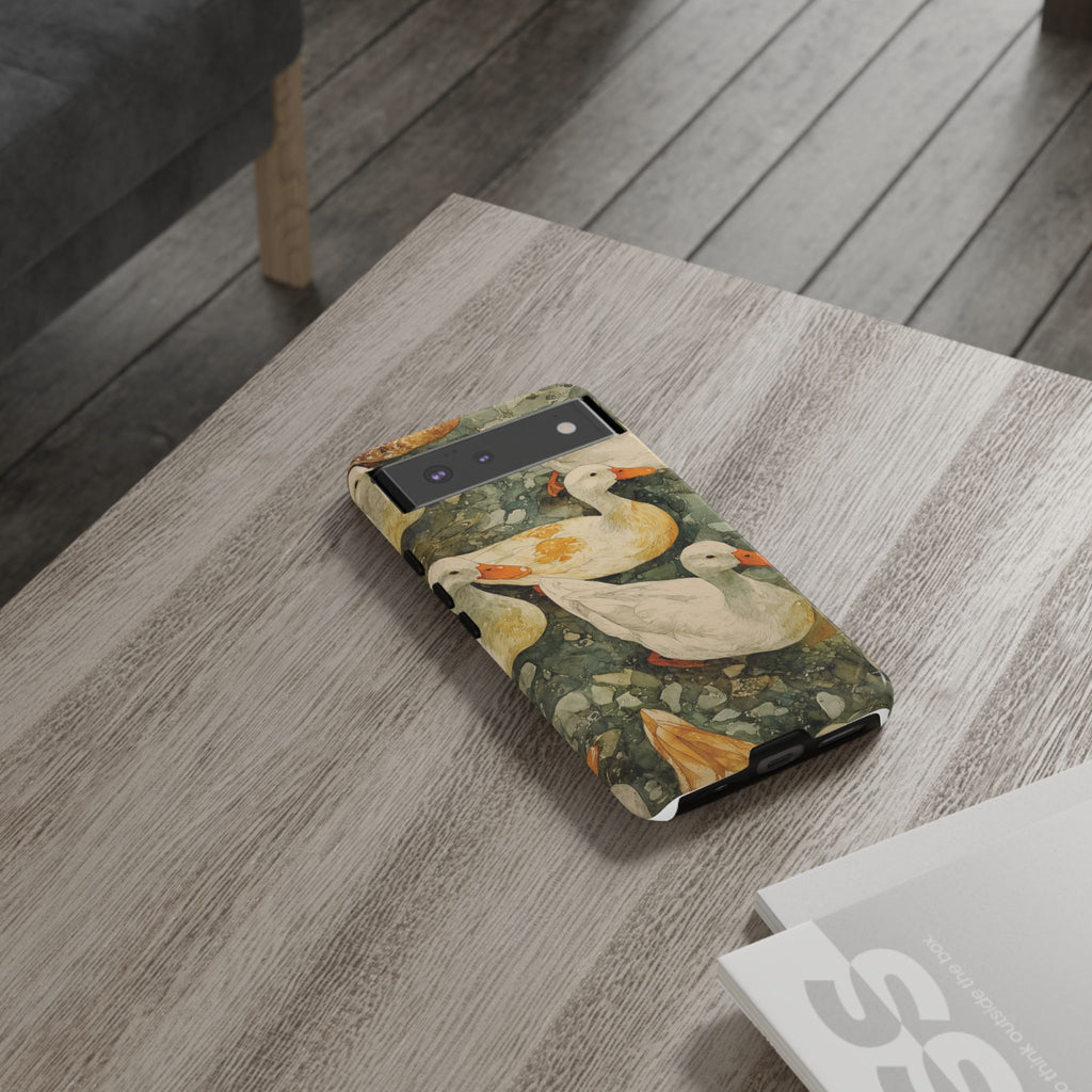 Duck-Themed Phone Case, Quirky Phone Cover, Nature Lover Gift