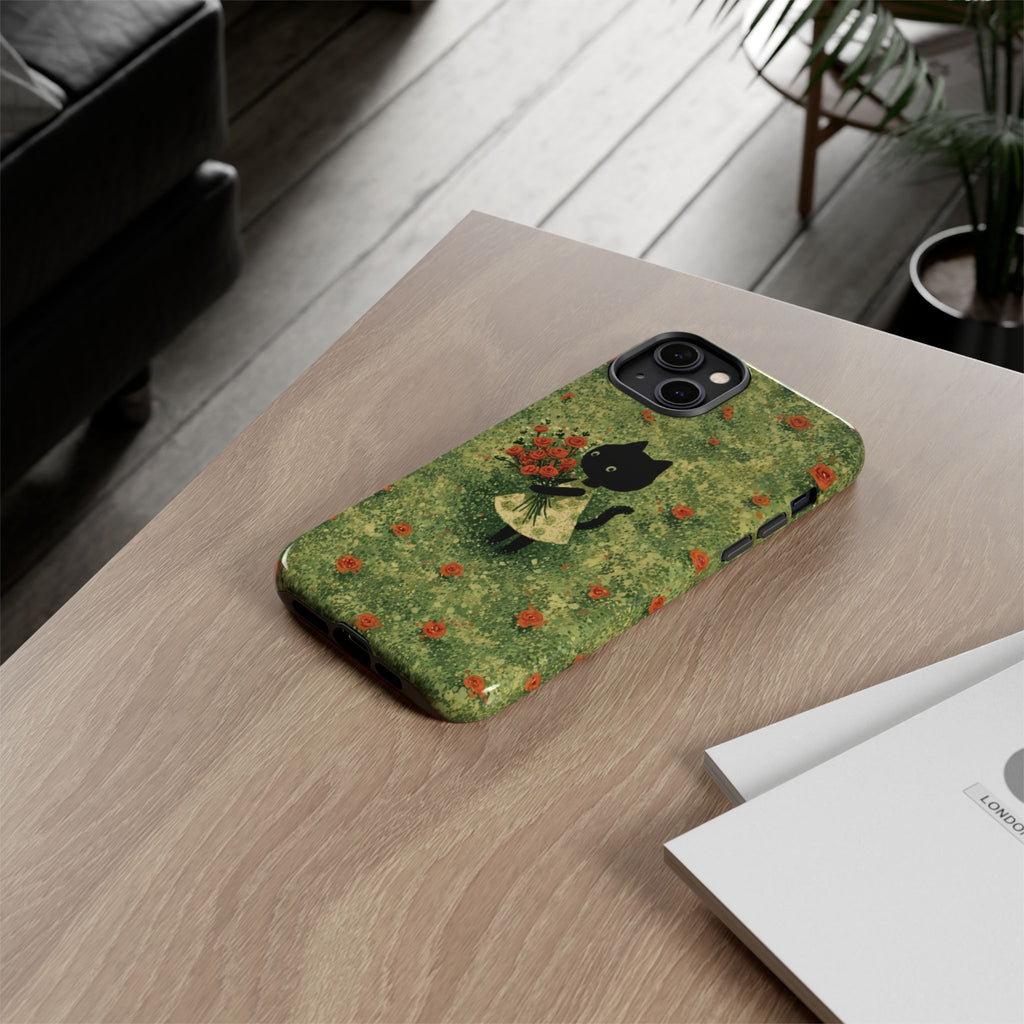 Cute Cat Tough Cases for Cat Lovers, Gifts for Her, Pet Owner Accessories