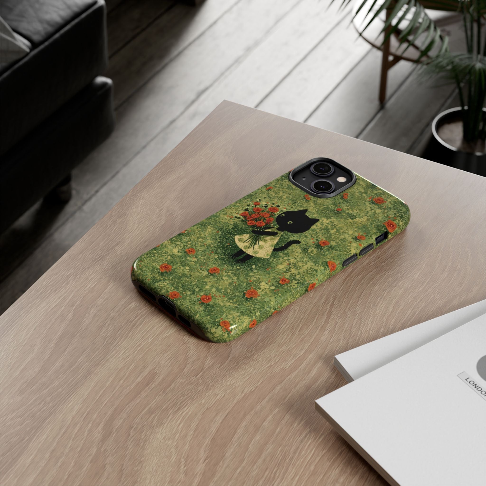 Cute Cat Tough Cases for Cat Lovers, Gifts for Her, Pet Owner Accessories