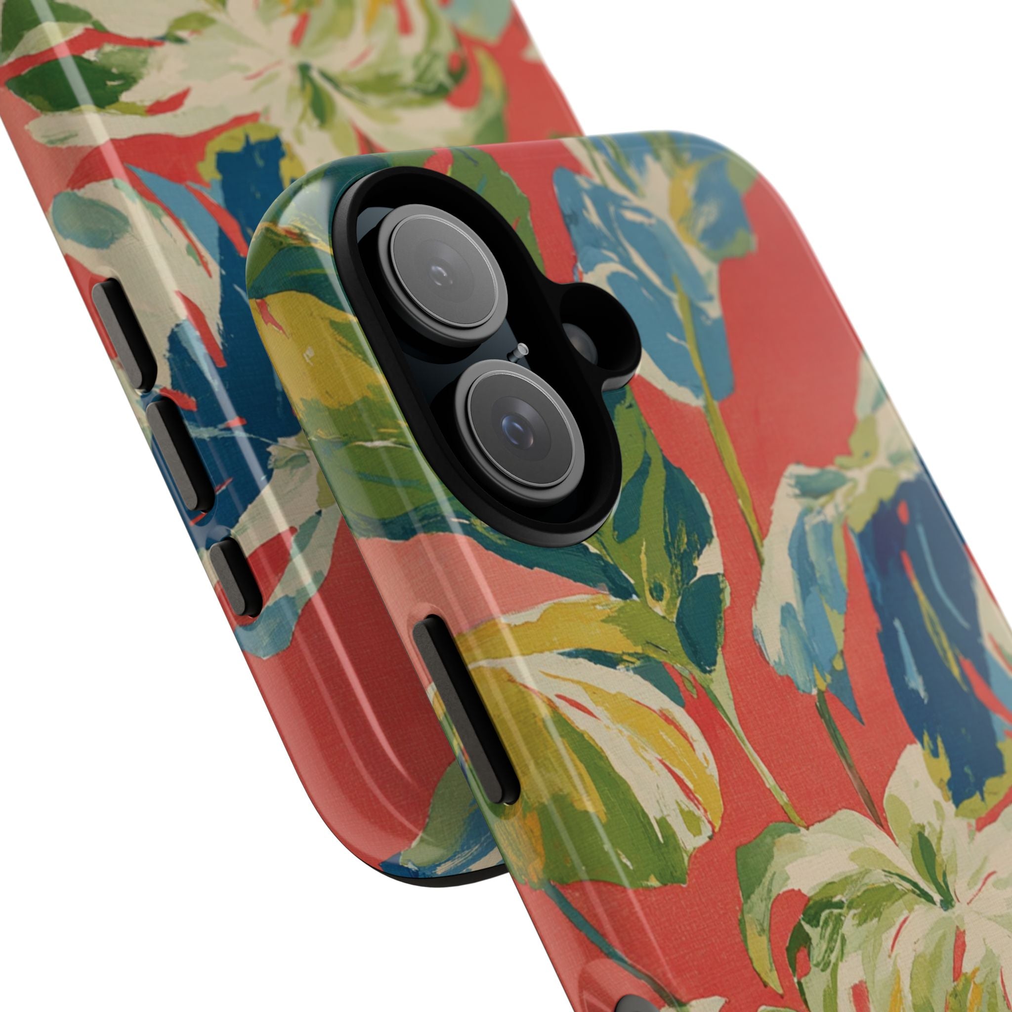 Tropical Phone Case, Floral Tough Case, Vibrant Phone Cover for Summer
