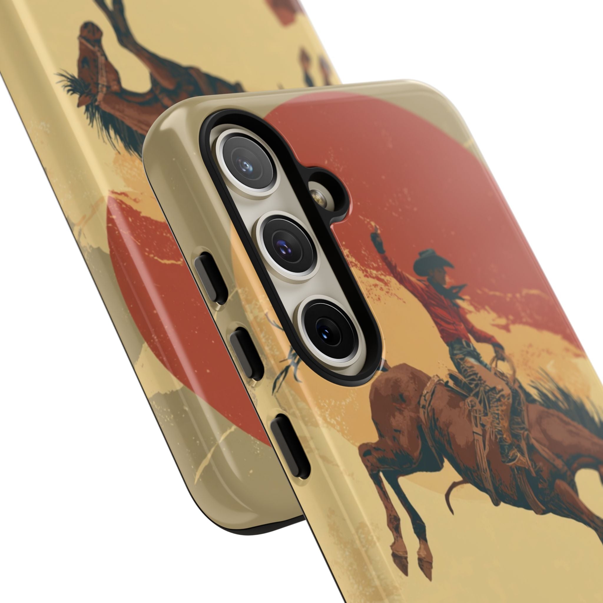 Cowboy Phone Case - Wild West Style, Tough Protection for Outdoor Lovers