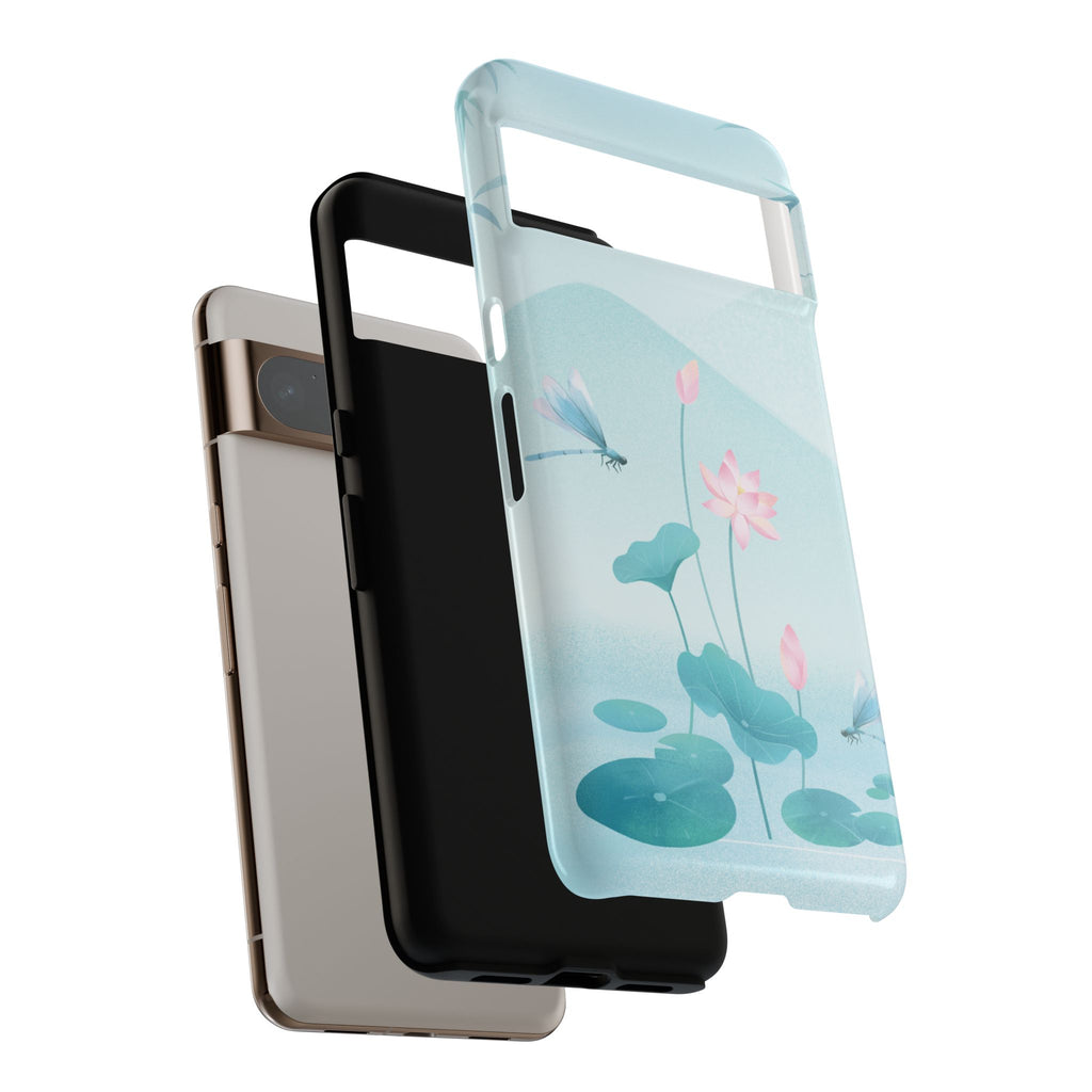 Lotus Pond Phone Case — Serene Floral iPhone Protective Cover