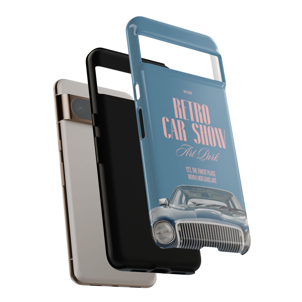 Retro Car Show Phone Case — Vintage Classic Auto Design