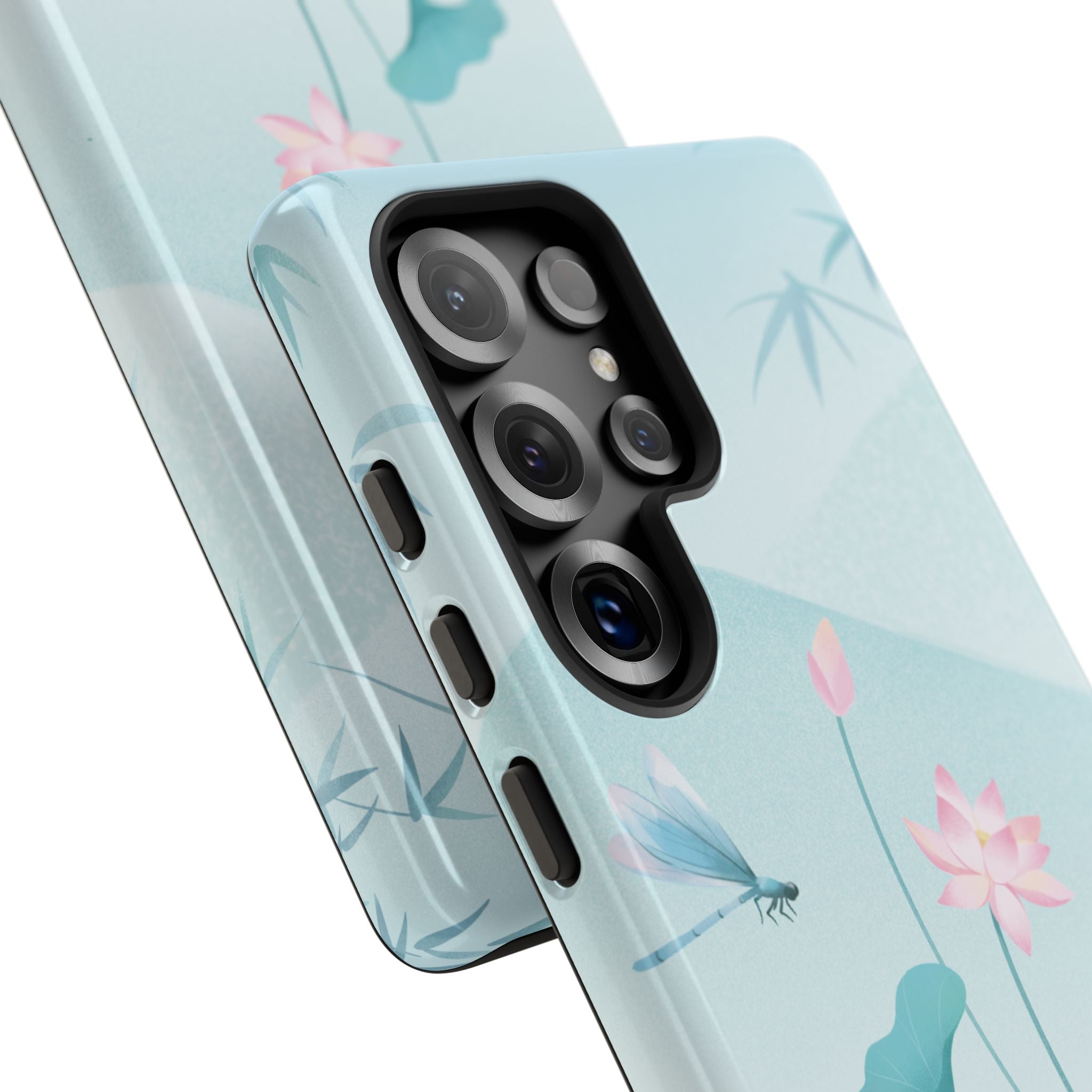 Lotus Pond Phone Case — Serene Floral iPhone Protective Cover