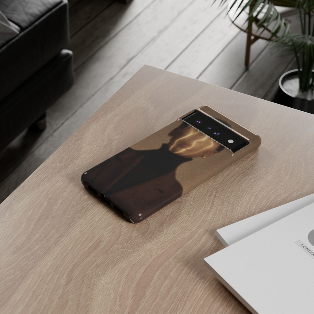 Stylish Phone Case with Artistic Design, Fashion Tech Accessory, Tough Cases