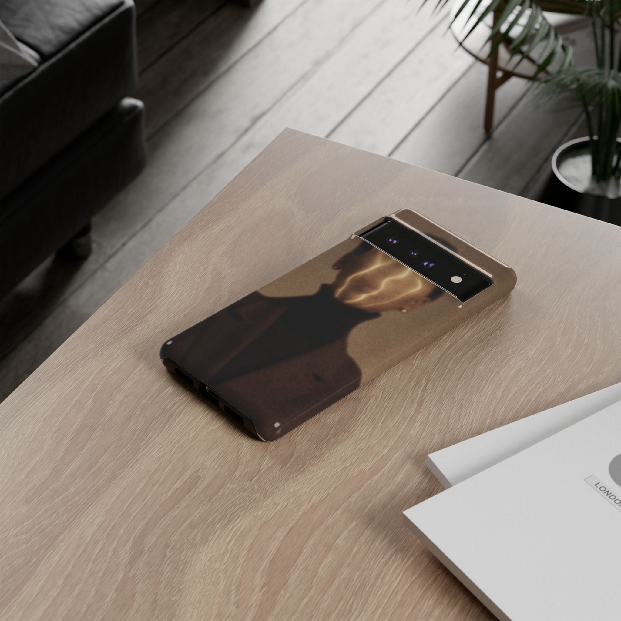 Stylish Phone Case with Artistic Design, Fashion Tech Accessory, Tough Cases