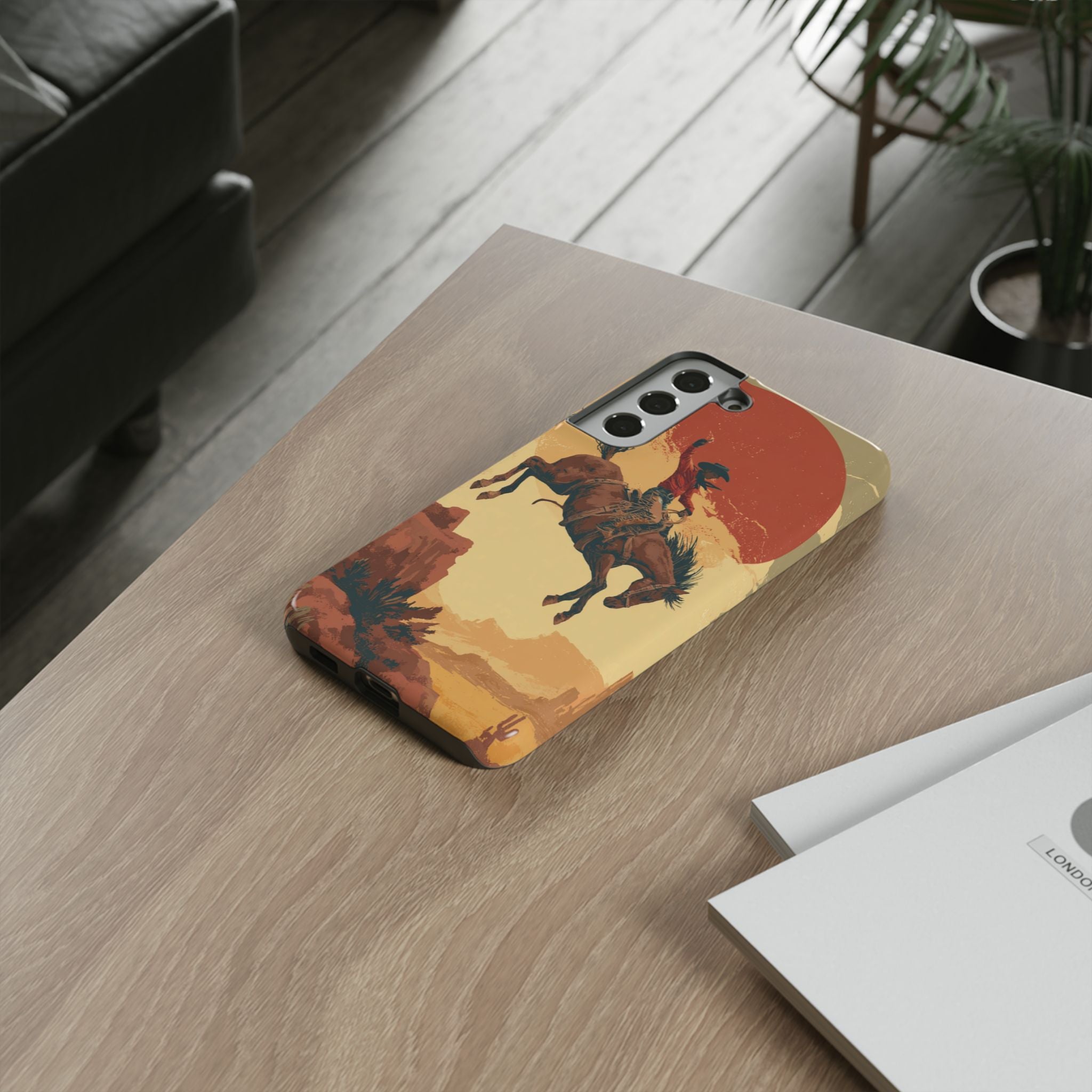 Cowboy Phone Case - Wild West Style, Tough Protection for Outdoor Lovers