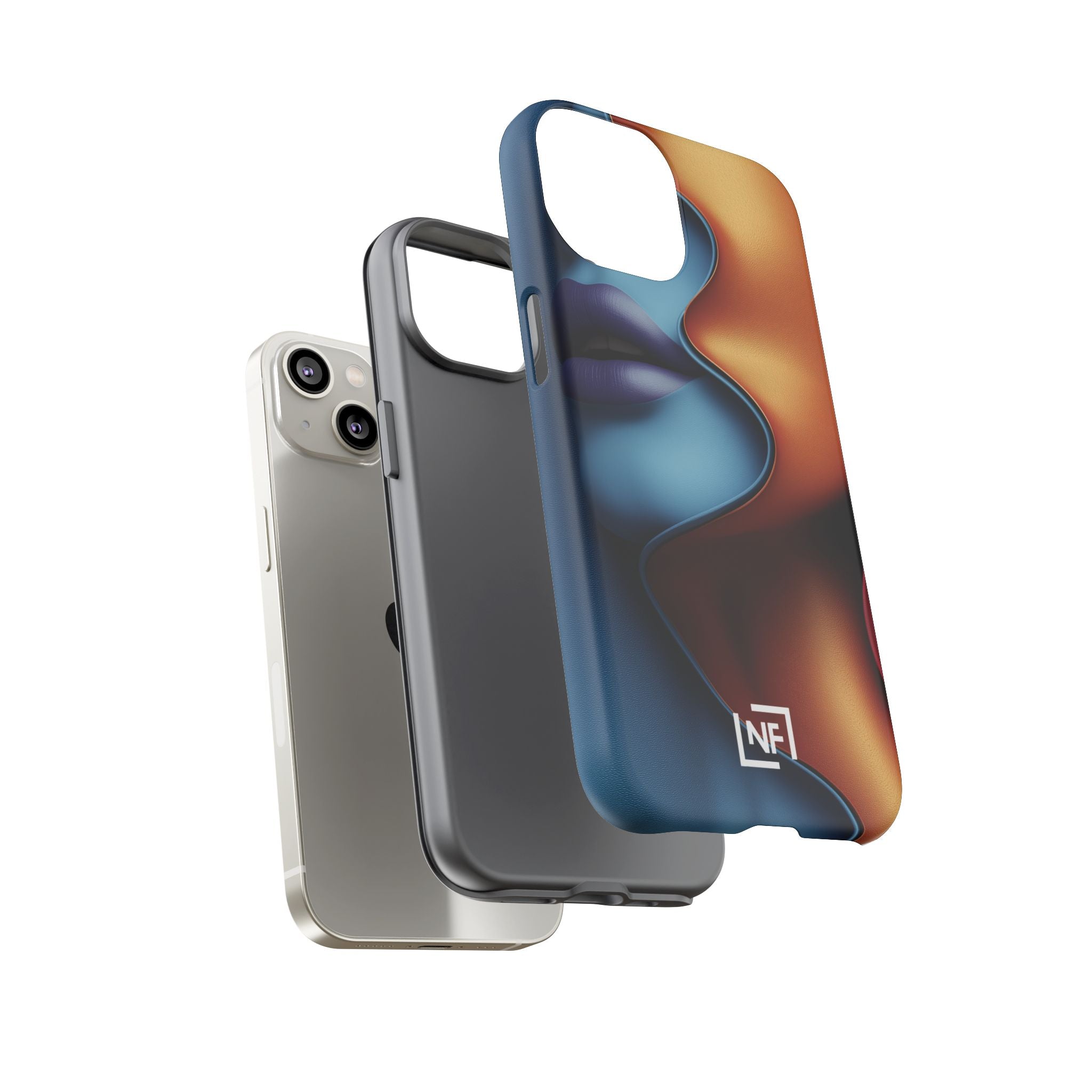 Duality in Motion — Tough Phone Case