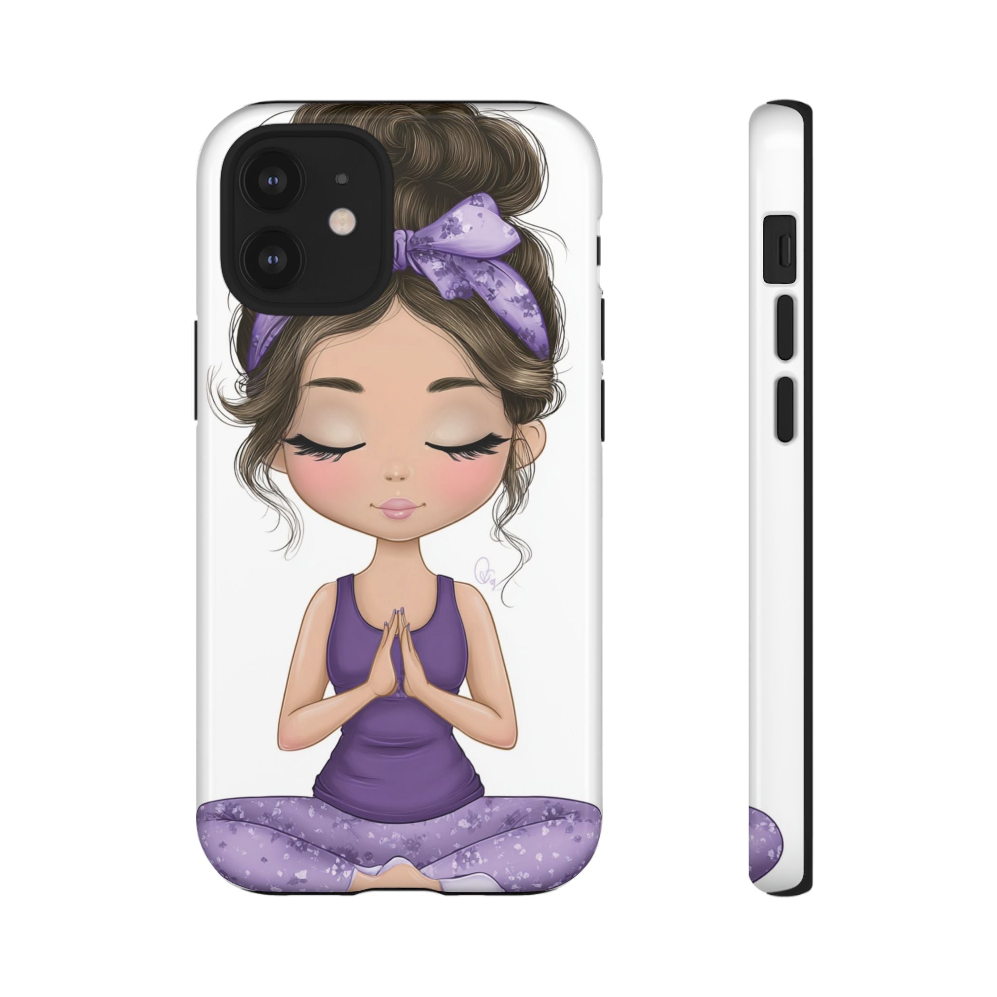 Yoga Phone Case for Mindfulness Gift for Yogis, Meditation Accessory, Zen Vibe