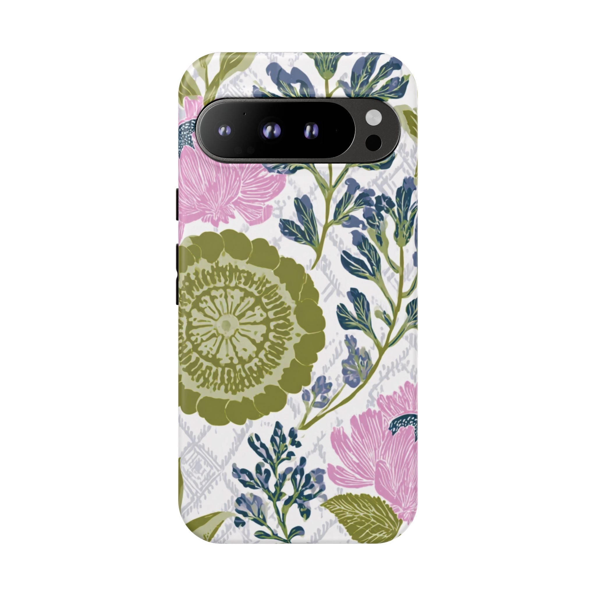 Floral Phone Case, Tough Cases with Elegant Design, Stylish Phone Accessories