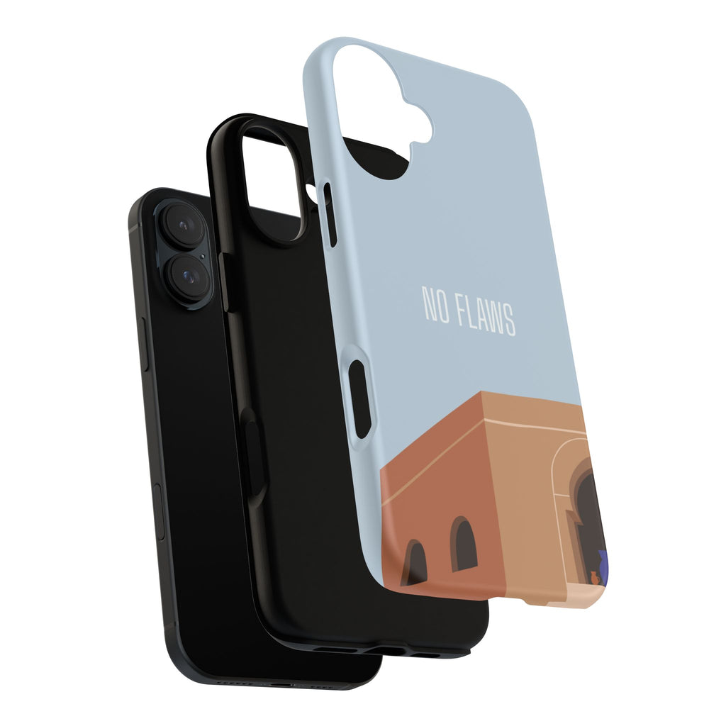 Minimal Desert Illustration “No Flaws” Protective Tough Case