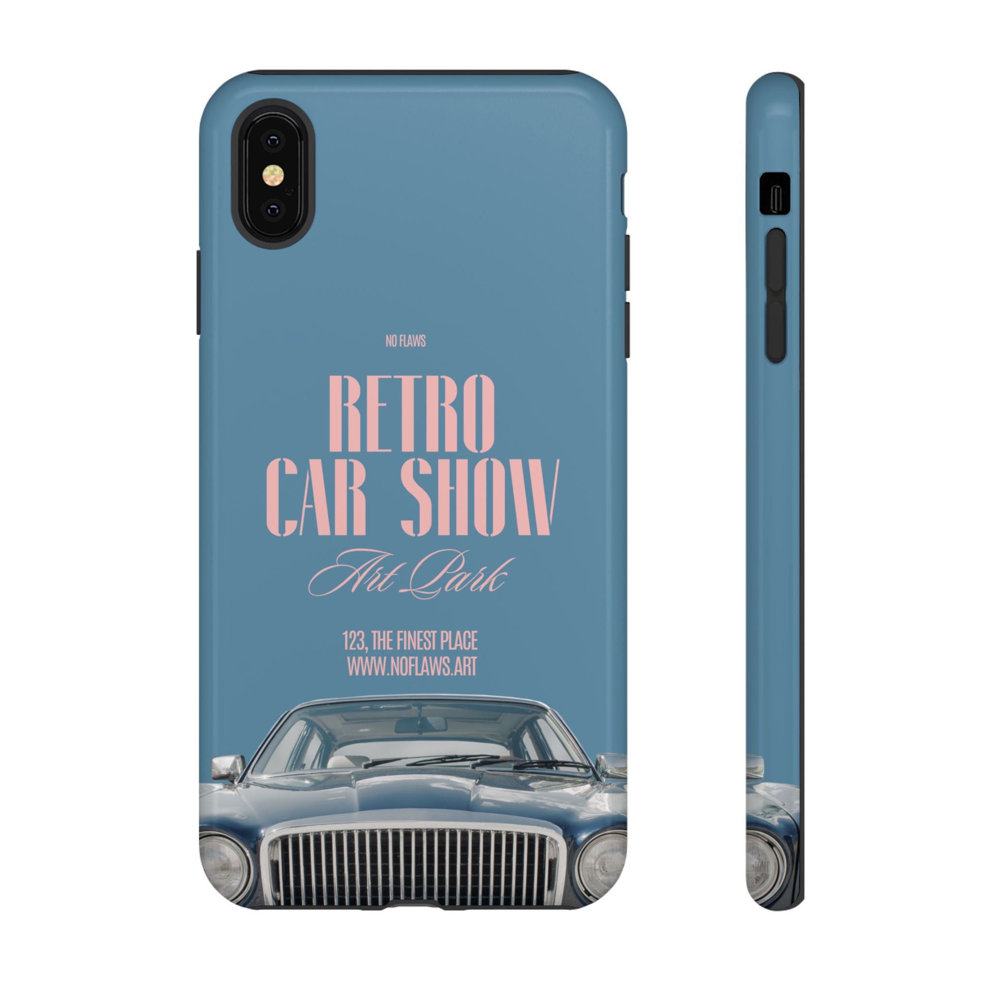 Retro Car Show Phone Case — Vintage Classic Auto Design