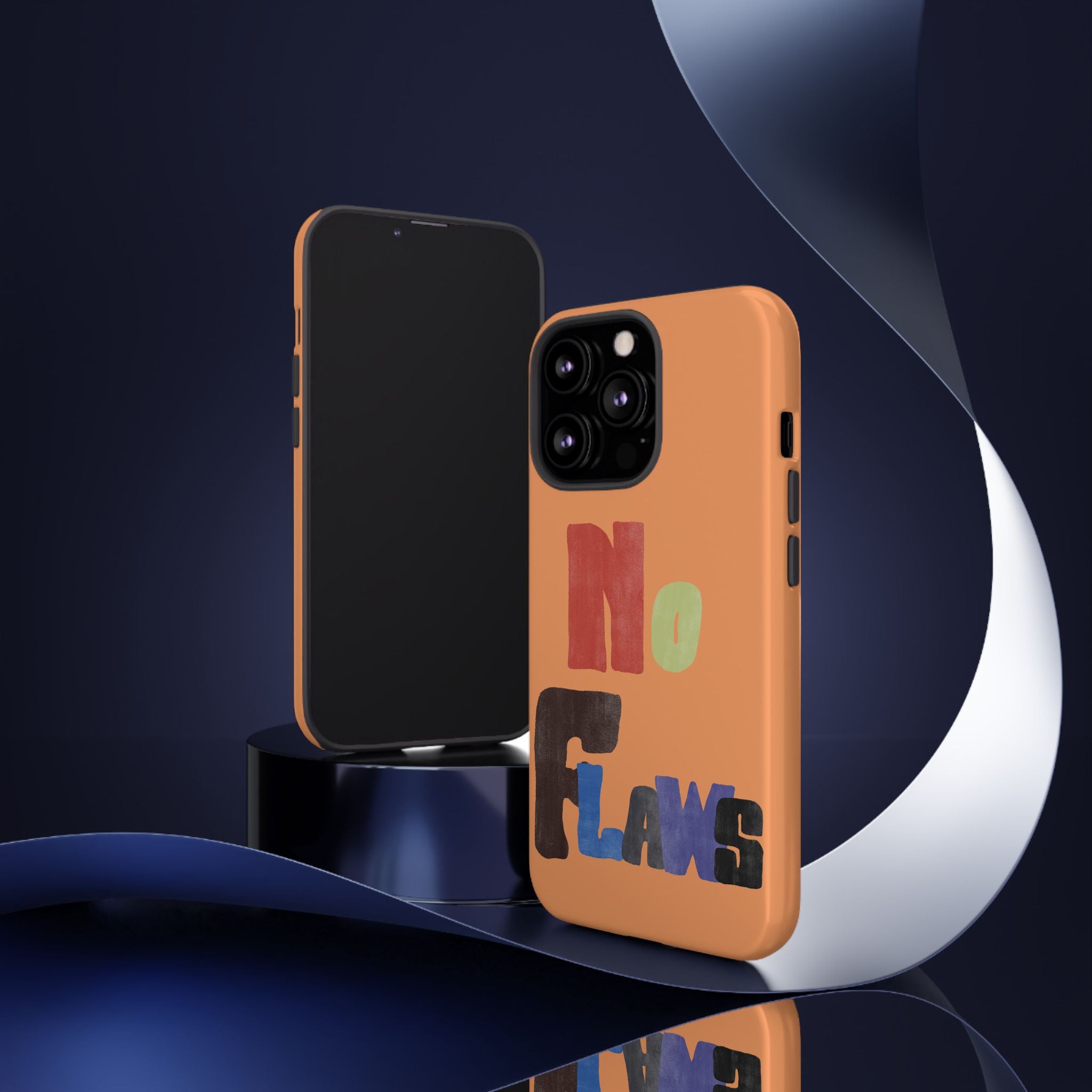 "No Flaws" Retro Hand-Lettered Protective Cover