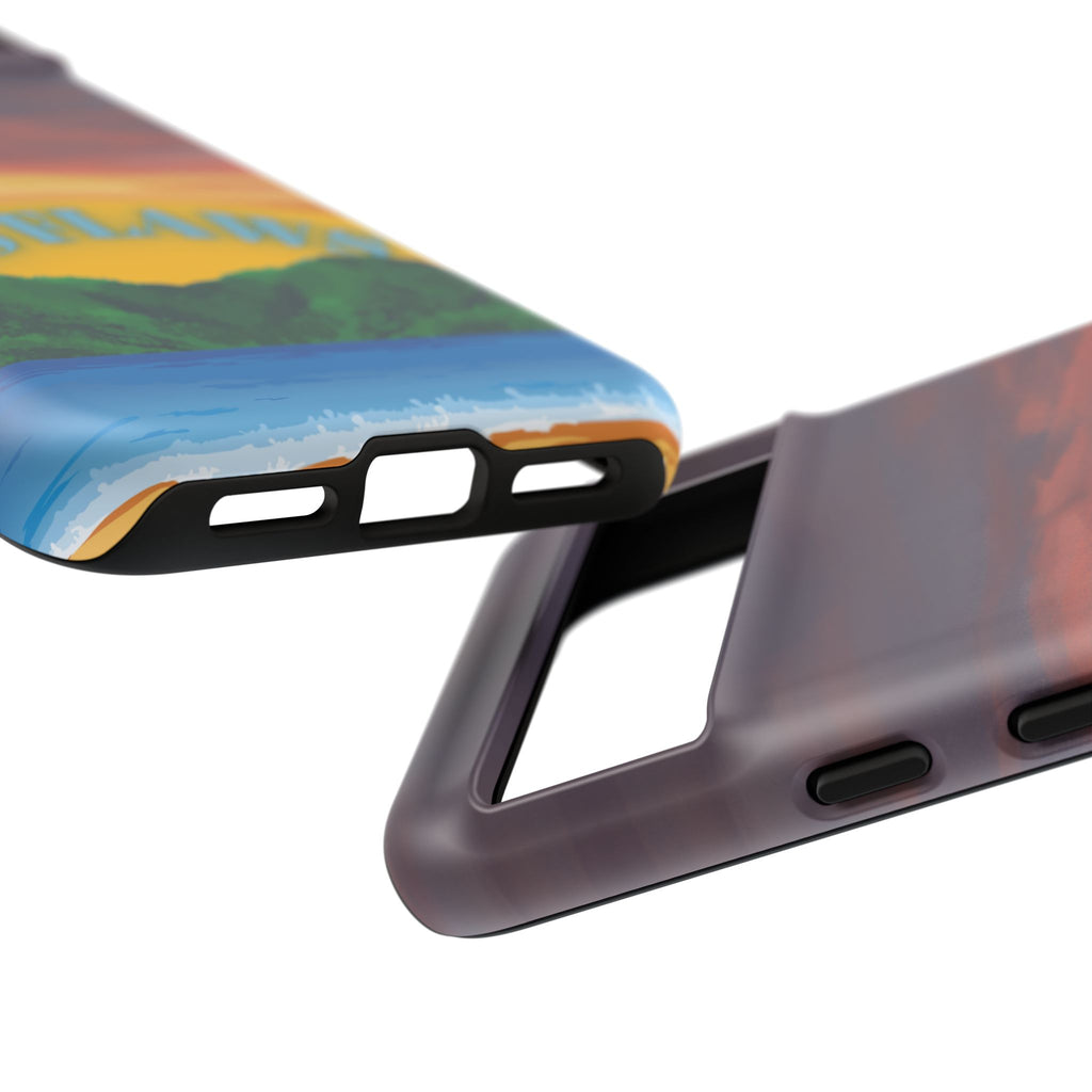 Sunset 'No Flaws' Tough Phone Case — Tropical Beach Protective Cover