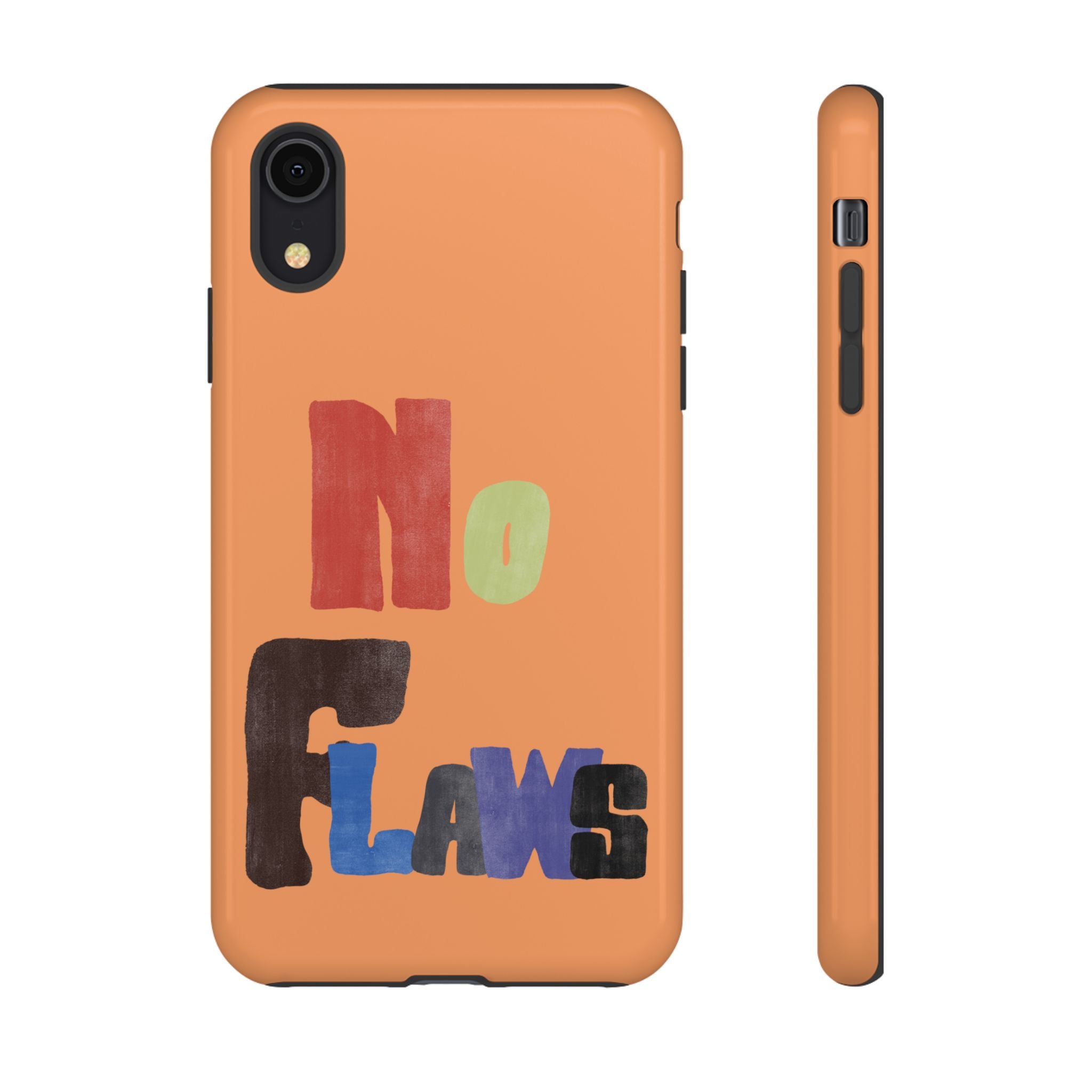 "No Flaws" Retro Hand-Lettered Protective Cover