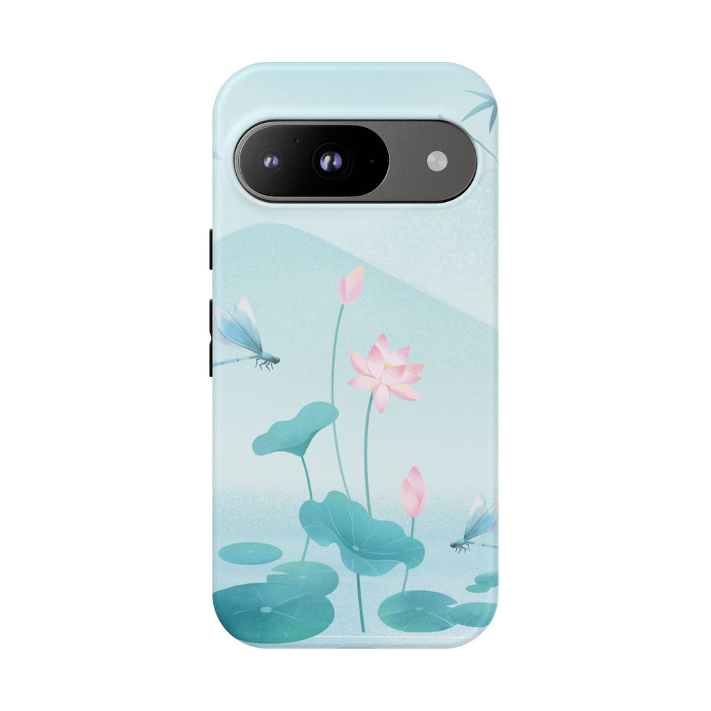Lotus Pond Phone Case — Serene Floral iPhone Protective Cover