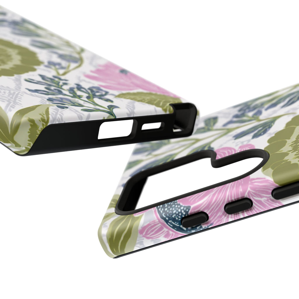Floral Phone Case, Tough Cases with Elegant Design, Stylish Phone Accessories