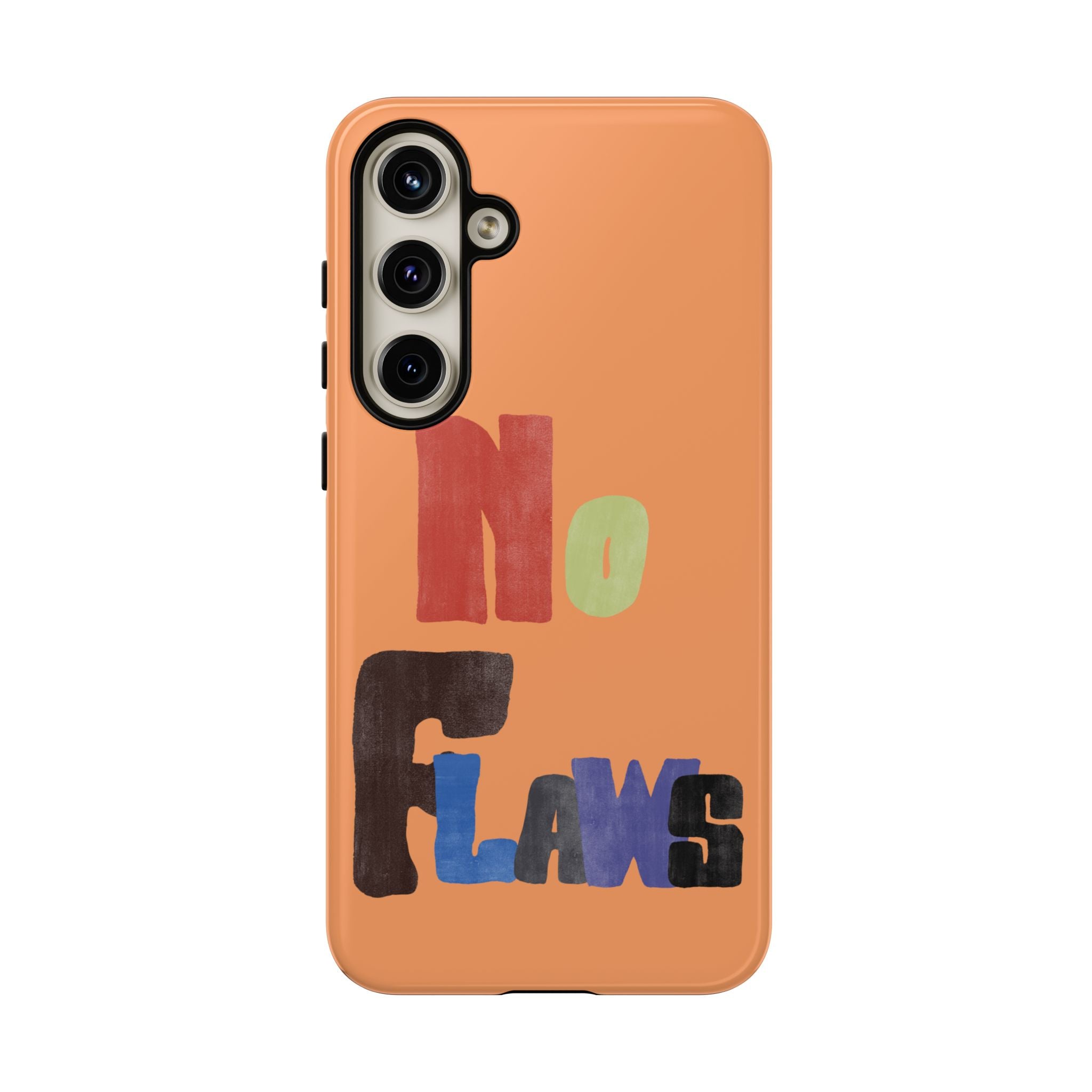 "No Flaws" Retro Hand-Lettered Protective Cover
