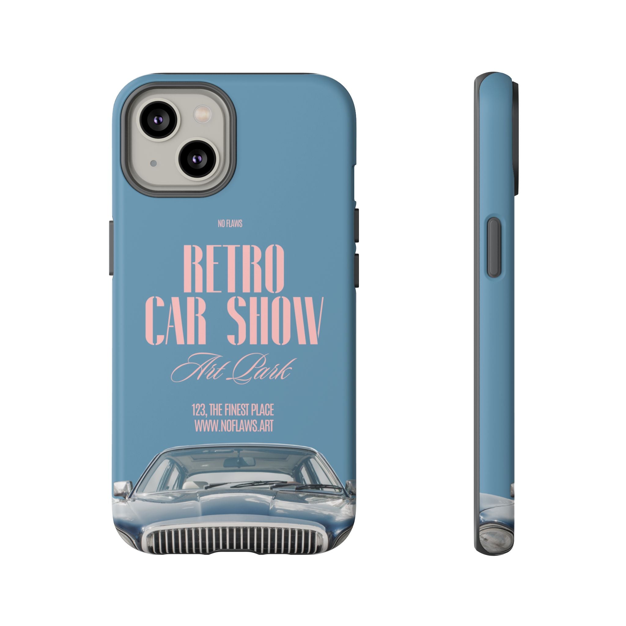 Retro Car Show Phone Case — Vintage Classic Auto Design