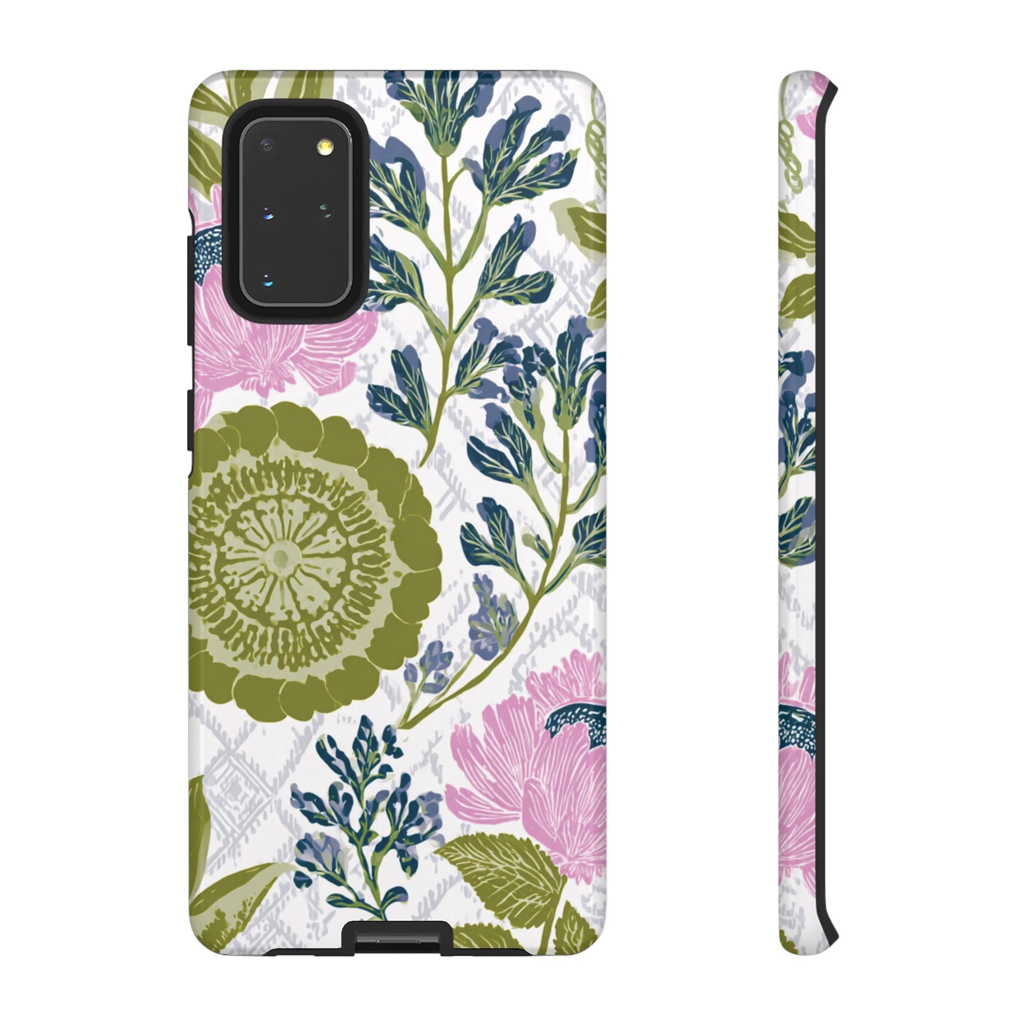 Floral Phone Case, Tough Cases with Elegant Design, Stylish Phone Accessories