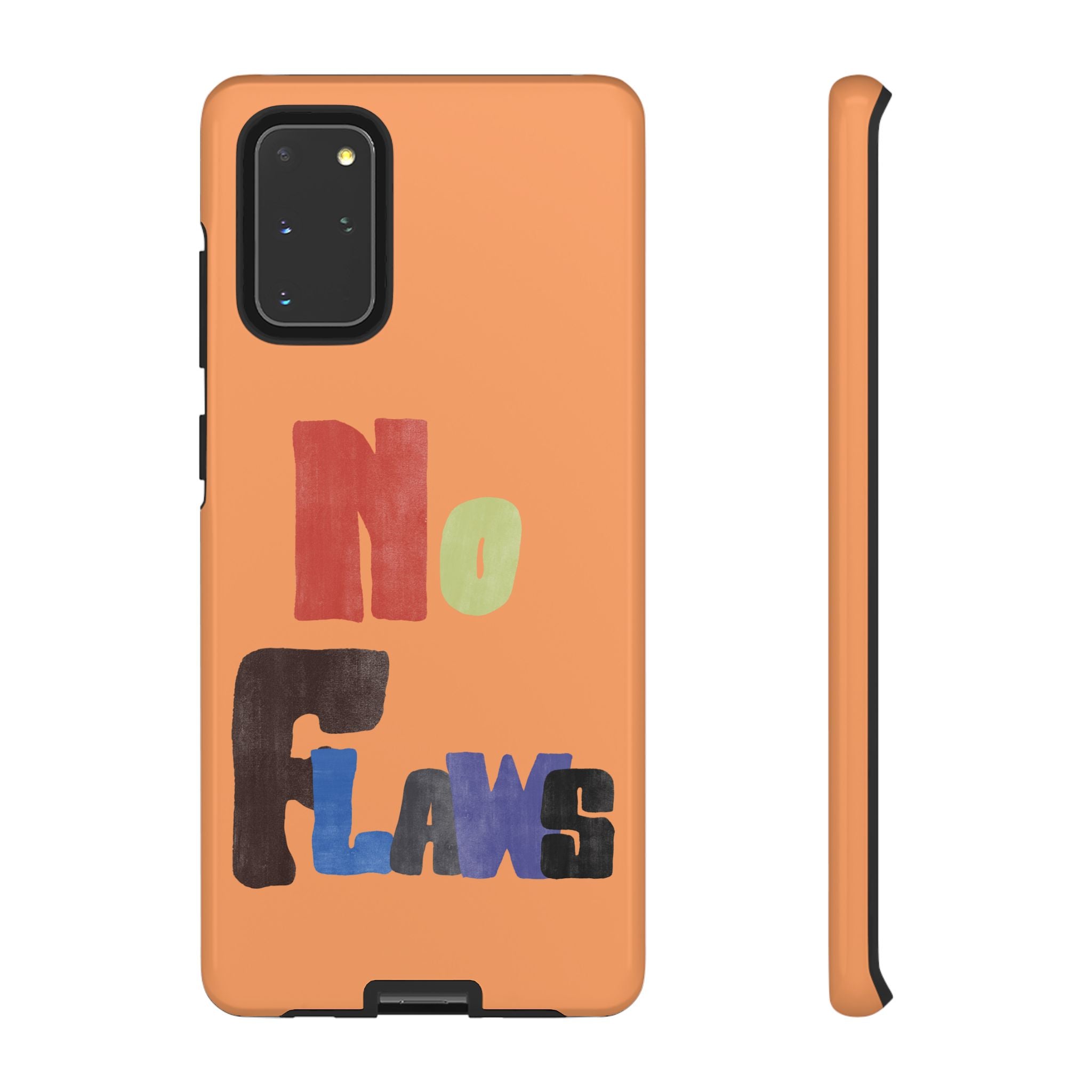 "No Flaws" Retro Hand-Lettered Protective Cover