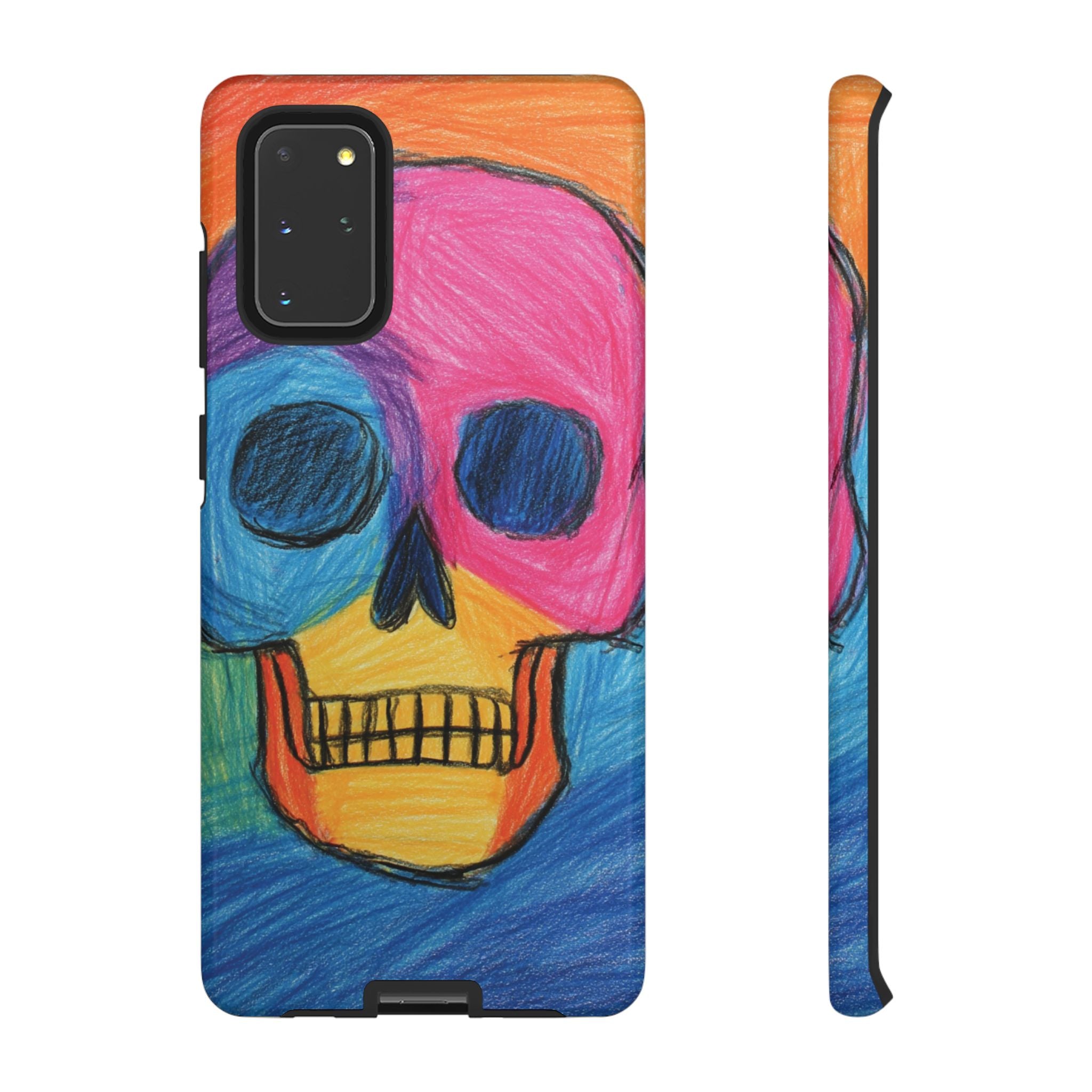 Vibrant Skull Phone Case | Tough Cases, Colorful Design, Unique Art Phone Cover