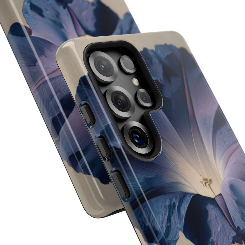 Floral Phone Case, Tough Cases with Purple Flower Design, Phone Accessories