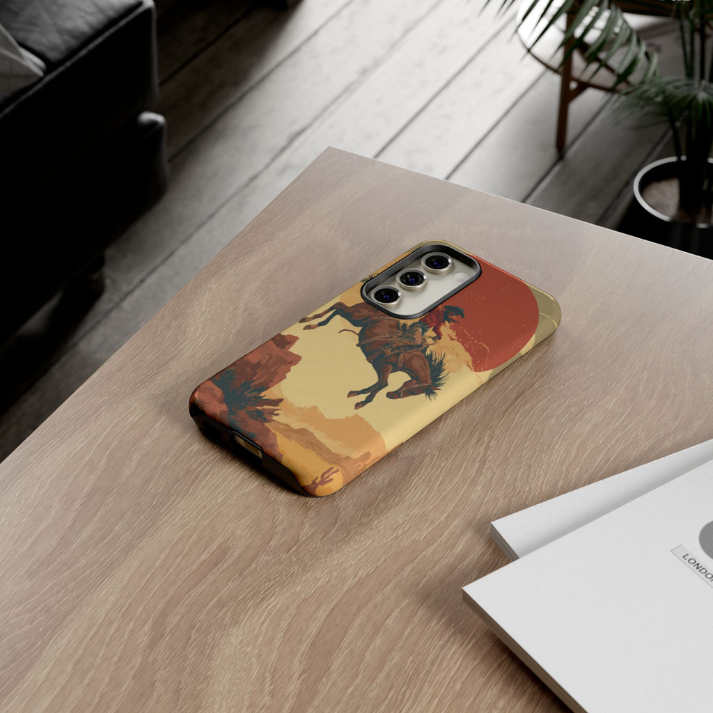 Cowboy Phone Case - Wild West Style, Tough Protection for Outdoor Lovers