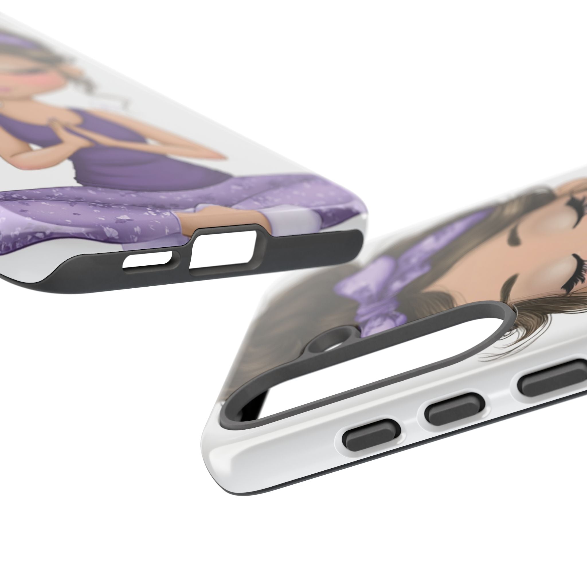 Yoga Phone Case for Mindfulness Gift for Yogis, Meditation Accessory, Zen Vibe