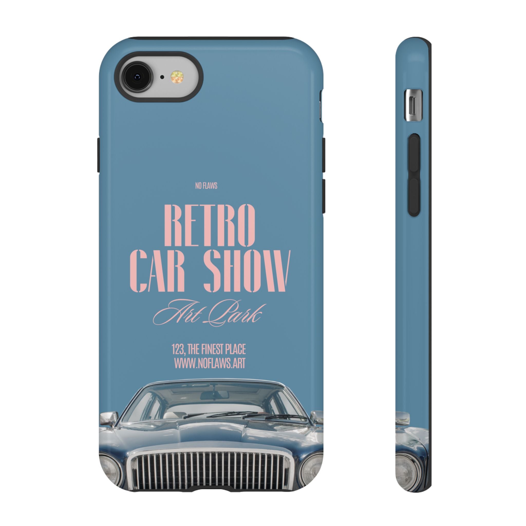 Retro Car Show Phone Case — Vintage Classic Auto Design