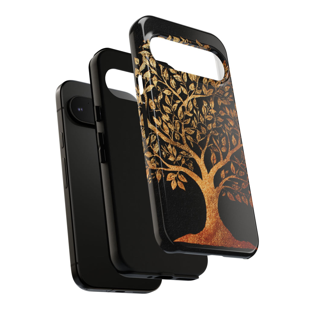 Golden Tree Phone Case, Tough Cases, Nature Lover Gift