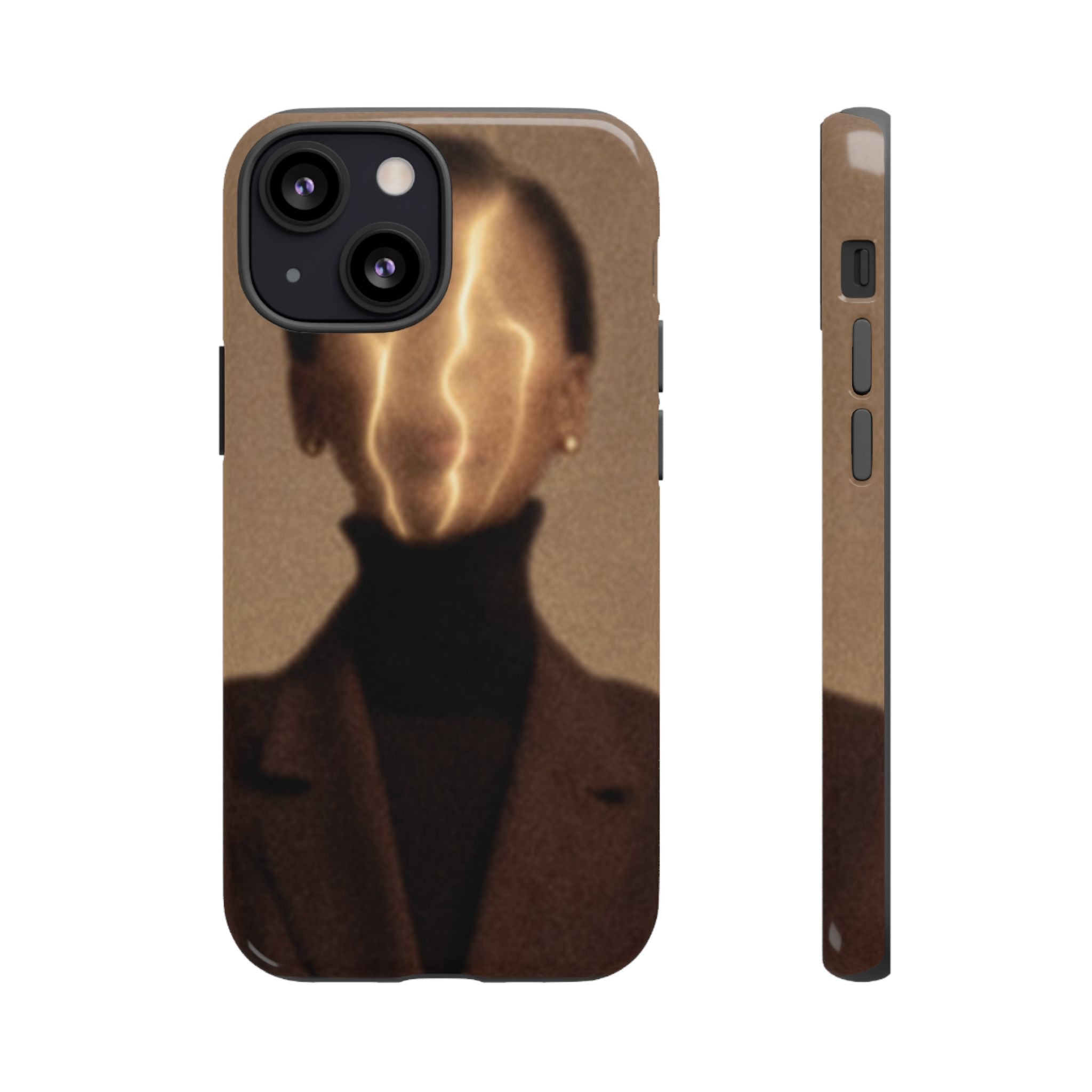 Stylish Phone Case with Artistic Design, Fashion Tech Accessory, Tough Cases