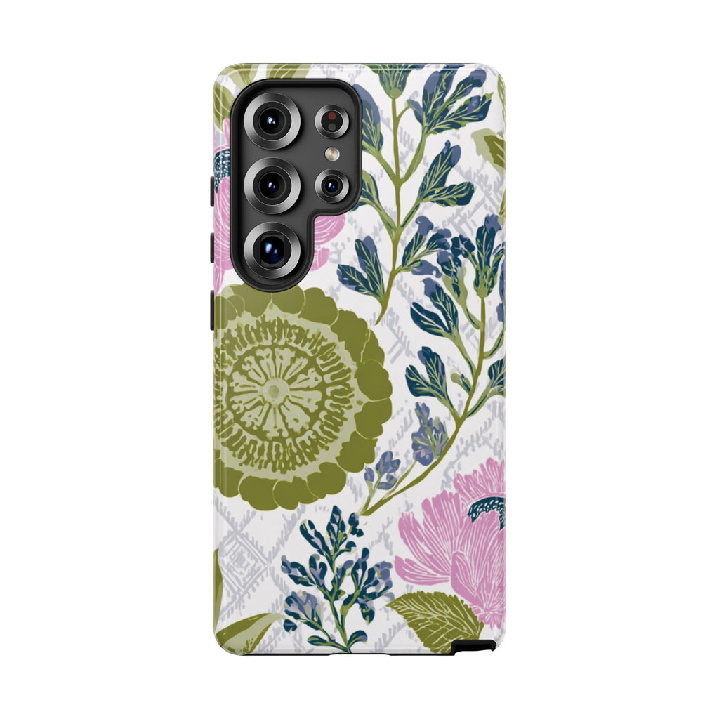 Floral Phone Case, Tough Cases with Elegant Design, Stylish Phone Accessories