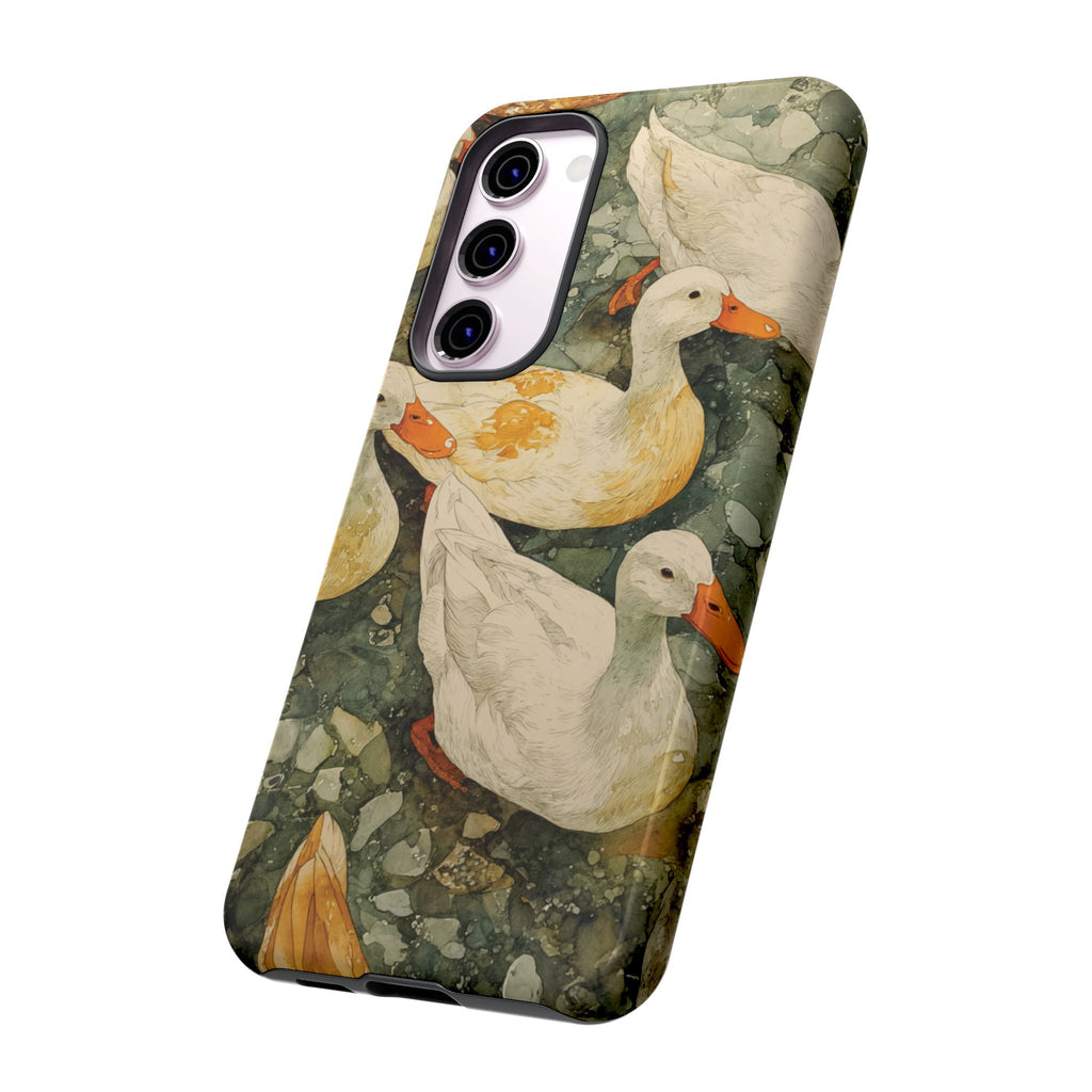 Duck-Themed Phone Case, Quirky Phone Cover, Nature Lover Gift