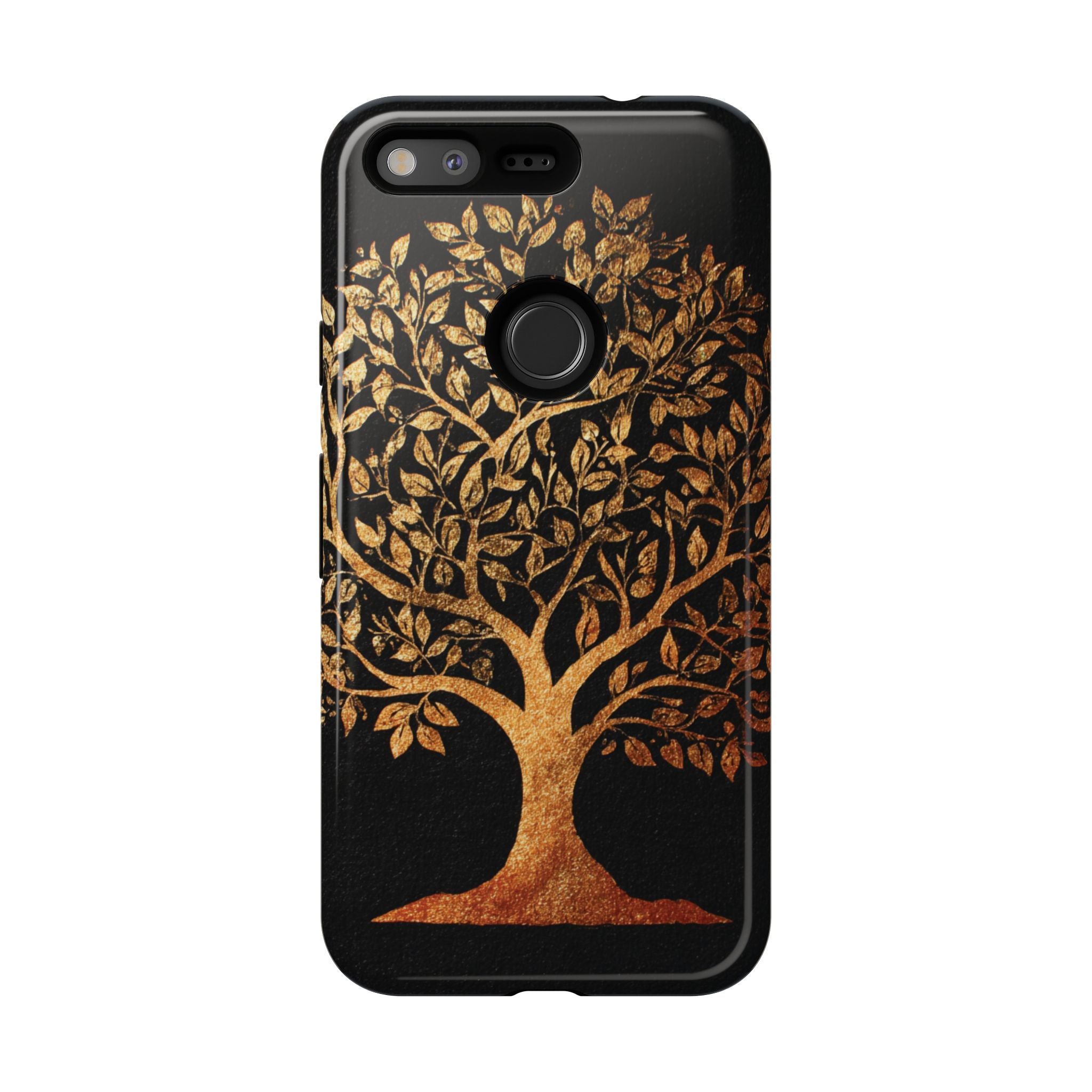 Golden Tree Phone Case, Tough Cases, Nature Lover Gift