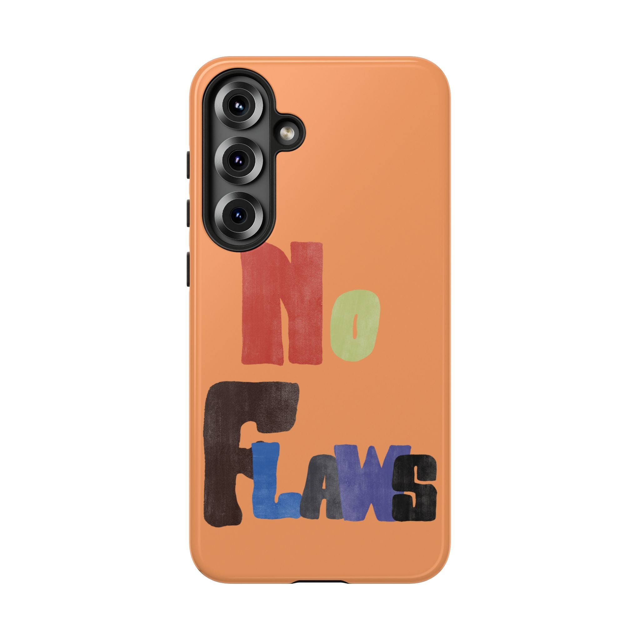 "No Flaws" Retro Hand-Lettered Protective Cover