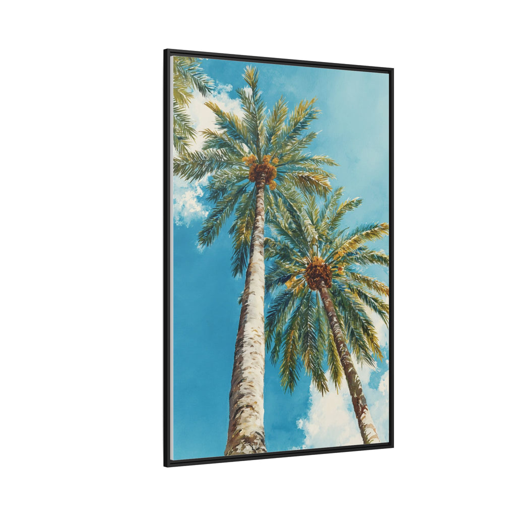 Palm Tree Sky Matte Canvas Print