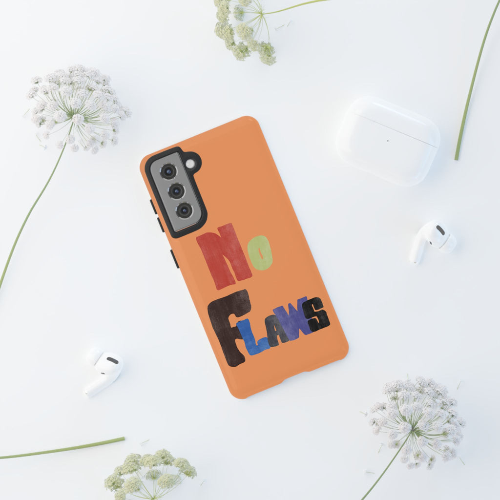 "No Flaws" Retro Hand-Lettered Protective Cover