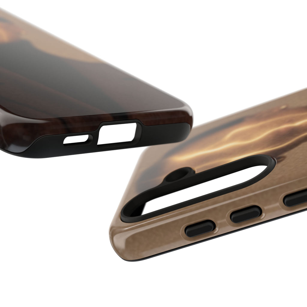 Stylish Phone Case with Artistic Design, Fashion Tech Accessory, Tough Cases