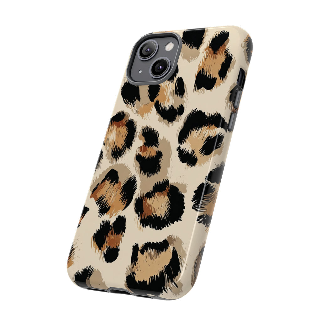 Stylish Leopard Print Phone Case, Animal Print, Tough Case, Gift for Her