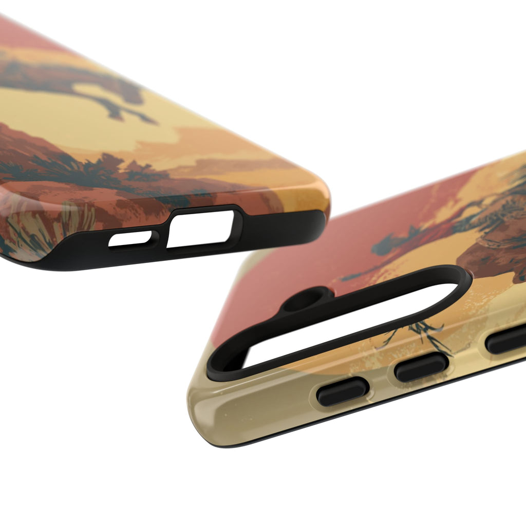Cowboy Phone Case - Wild West Style, Tough Protection for Outdoor Lovers