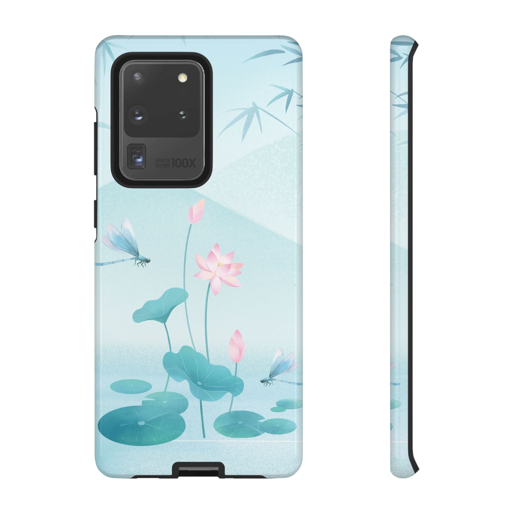 Lotus Pond Phone Case — Serene Floral iPhone Protective Cover