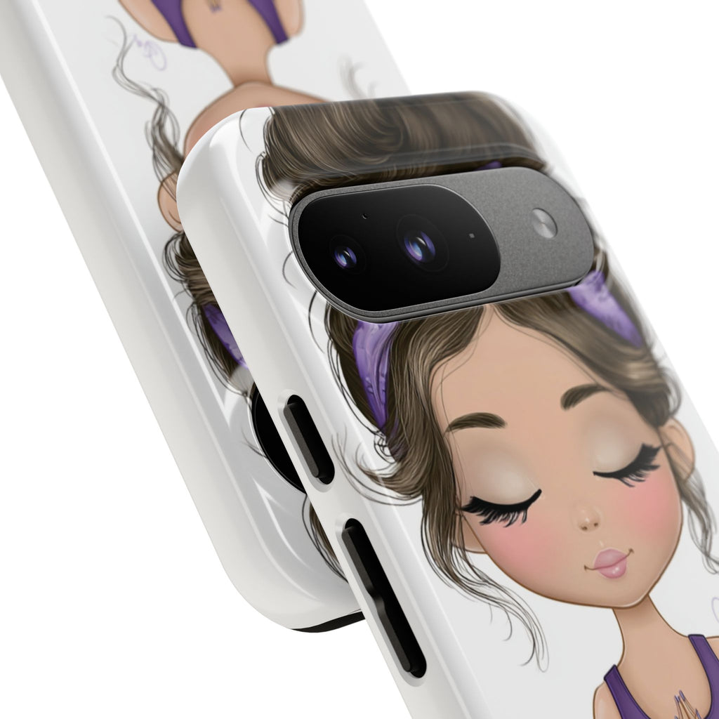 Yoga Phone Case for Mindfulness Gift for Yogis, Meditation Accessory, Zen Vibe