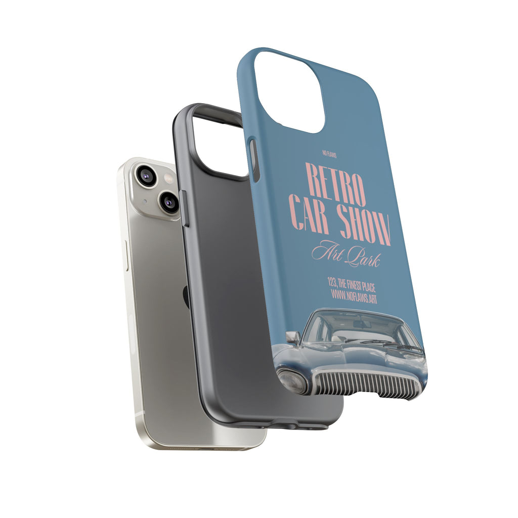 Retro Car Show Phone Case — Vintage Classic Auto Design