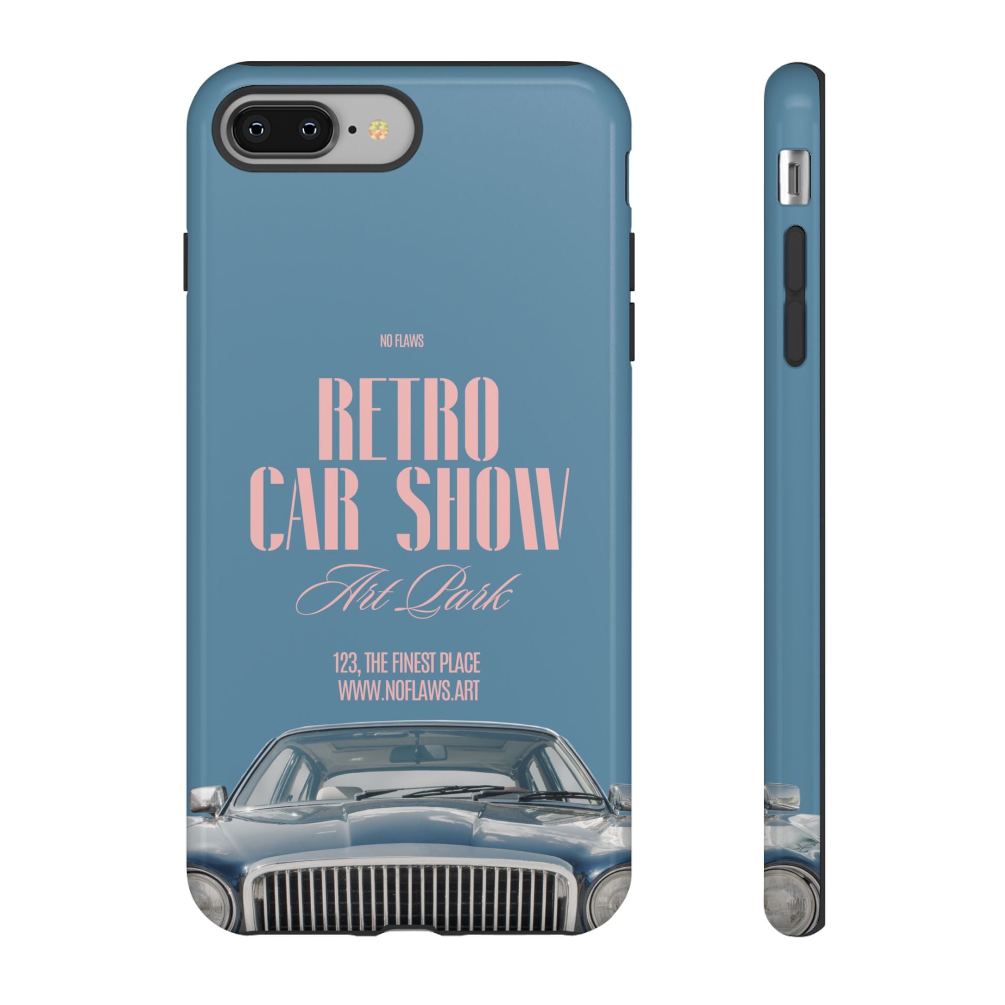 Retro Car Show Phone Case — Vintage Classic Auto Design