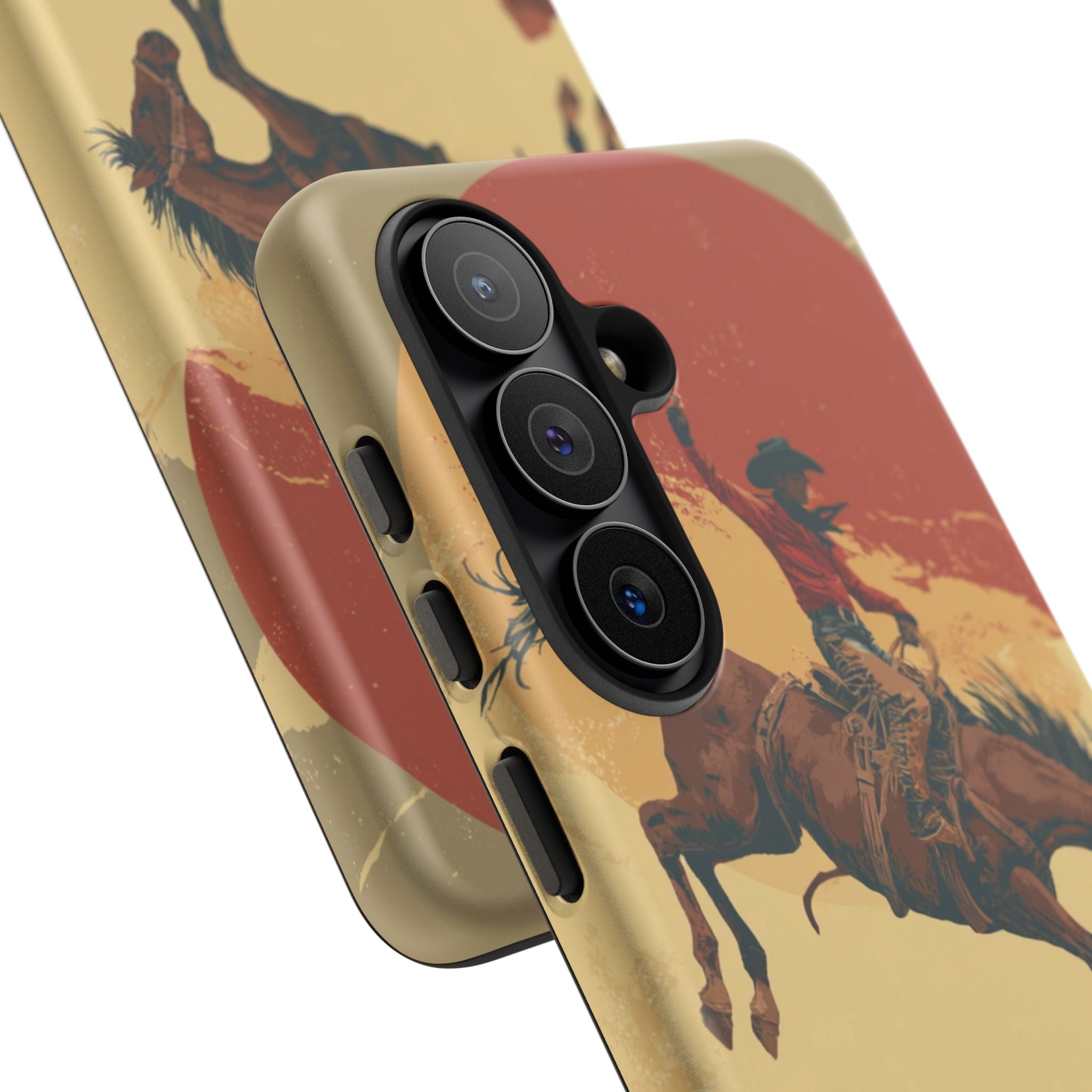 Cowboy Phone Case - Wild West Style, Tough Protection for Outdoor Lovers