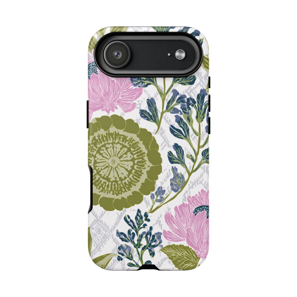 Floral Phone Case, Tough Cases with Elegant Design, Stylish Phone Accessories