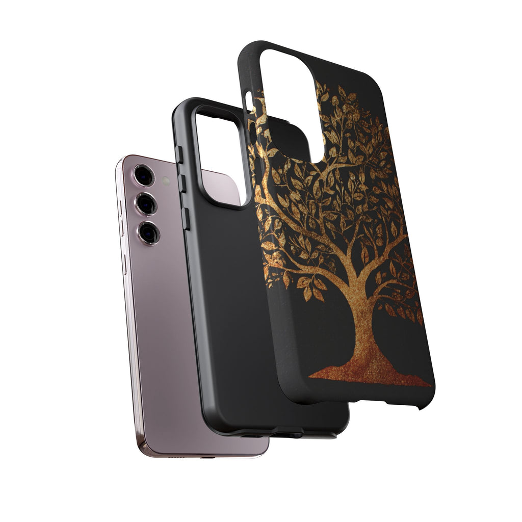 Golden Tree Phone Case, Tough Cases, Nature Lover Gift