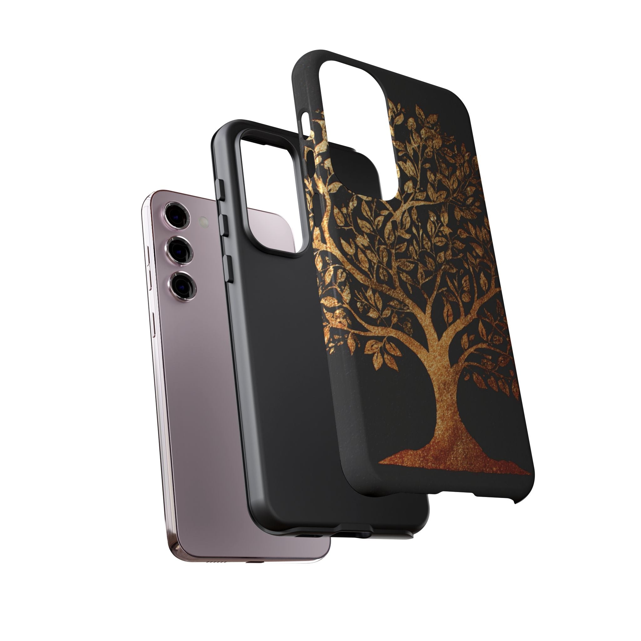 Golden Tree Phone Case, Tough Cases, Nature Lover Gift