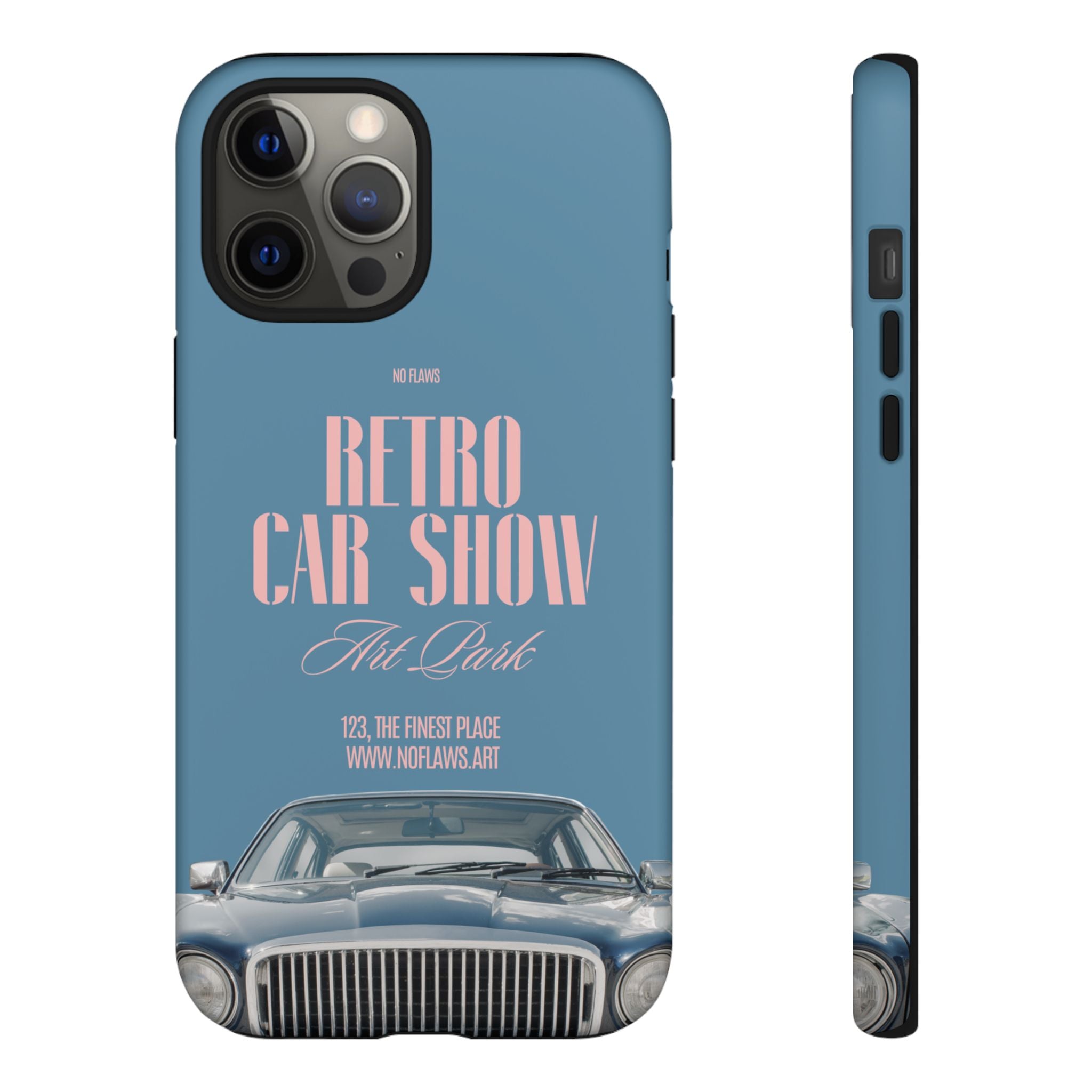 Retro Car Show Phone Case — Vintage Classic Auto Design